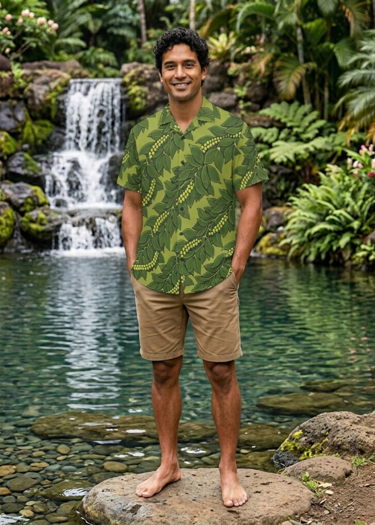 KAMAKA Shirt- Maile Mokihana Classic