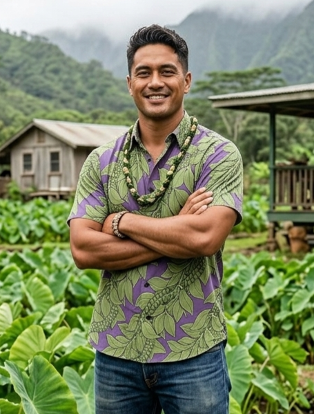 KAMAKA Shirt- Maile Mokihana Kaua'i