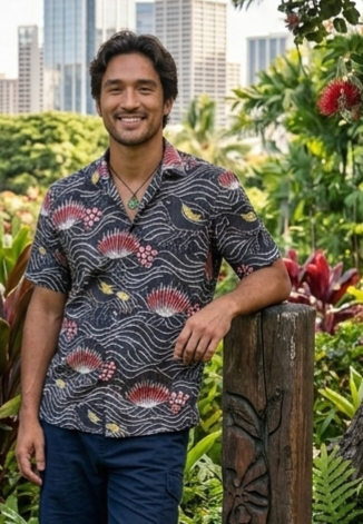 KAMAKA Shirt- Ohia Forest
