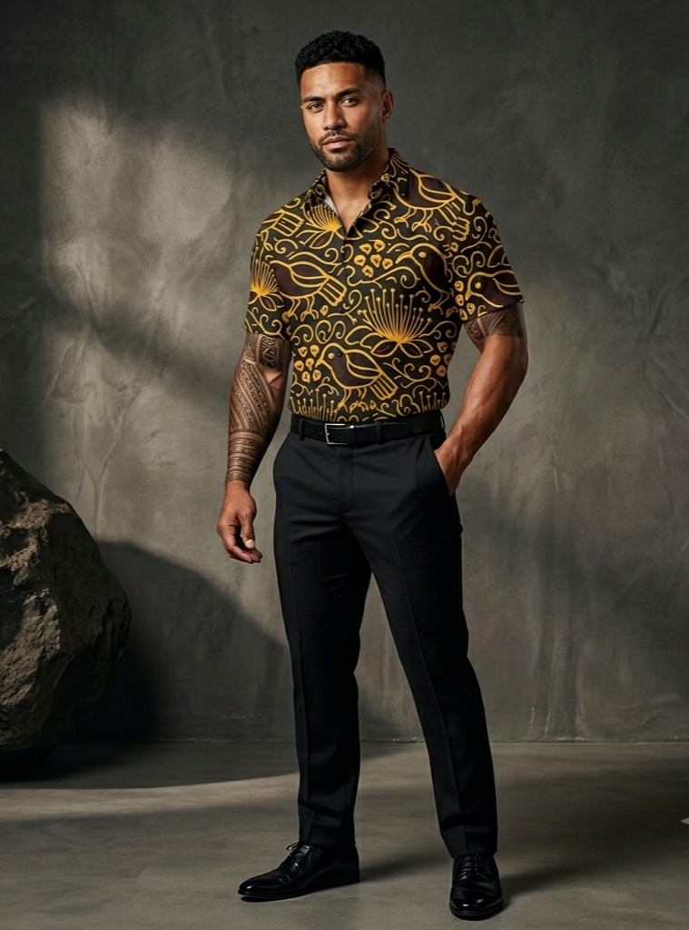 KAMAKA Shirt- Malama Gold