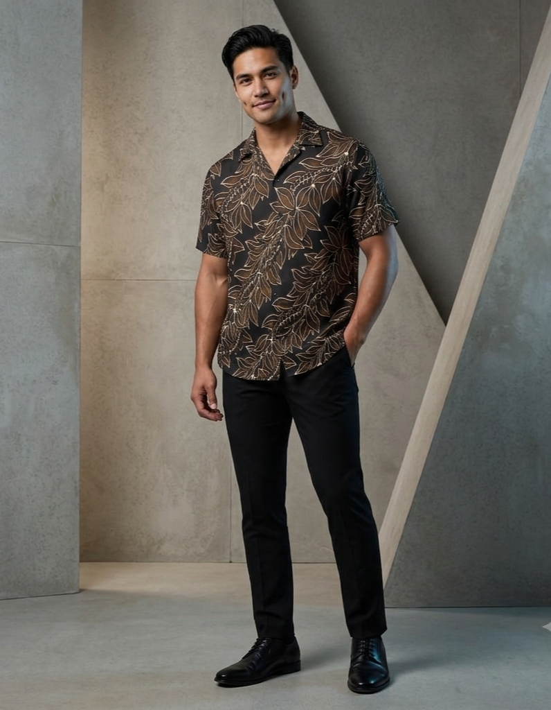 KAMAKA Shirt- Maile Mokihana Classy