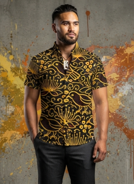 KIMO SHIRT- Malama Gold