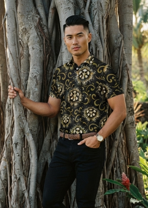 IKAIKA SHIRT- Liliko'i Sepia