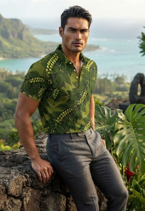 IKAIKA SHIRT- Maile & Mokihana Classic