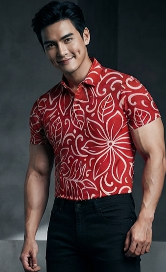 IKAIKA SHIRT- Tiare Red
