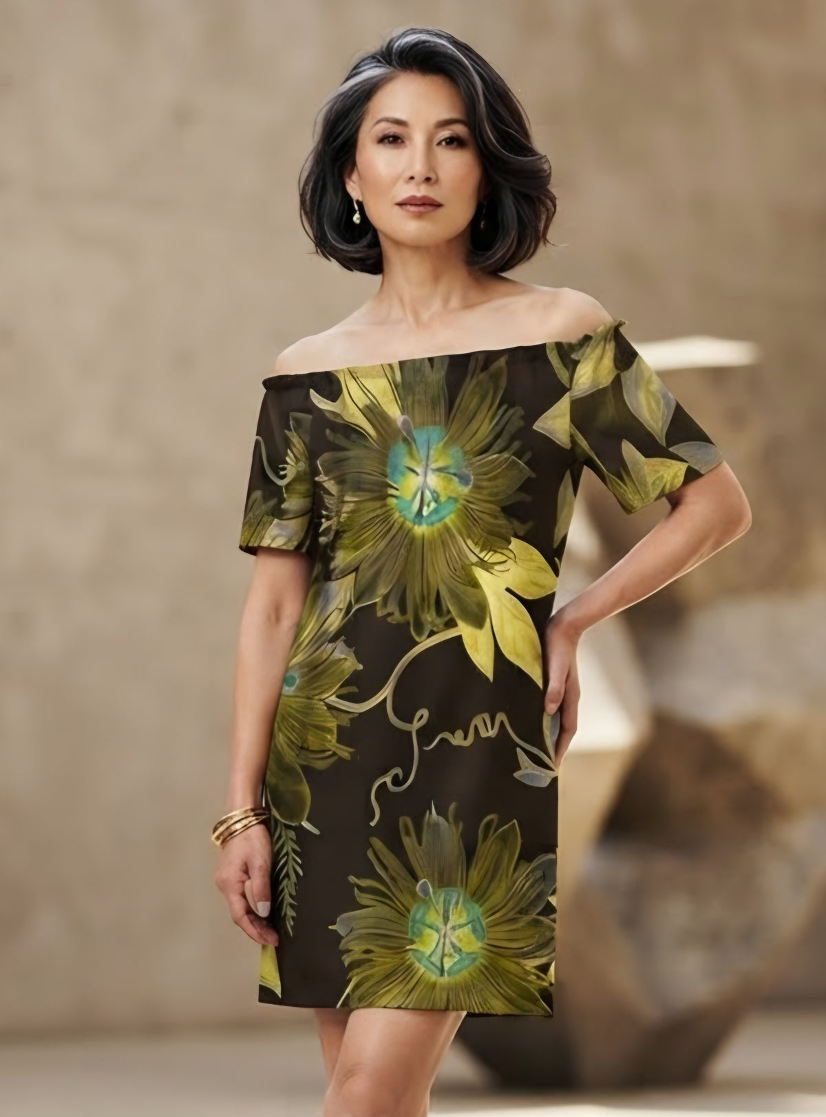 MELODY DRESS- Passion in Gold