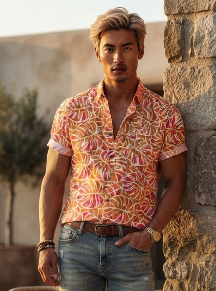 KEOLA SHIRT- Sunny Monstera