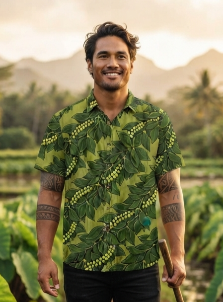 KEOLA SHIRT- Maile Mokihana Classic