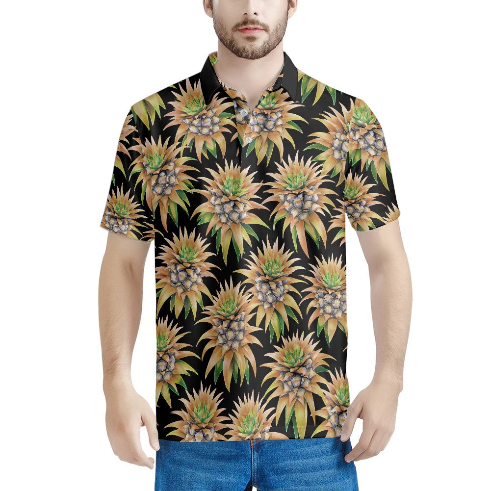 IKAIKA SHIRT- Deco Pineapple Gold