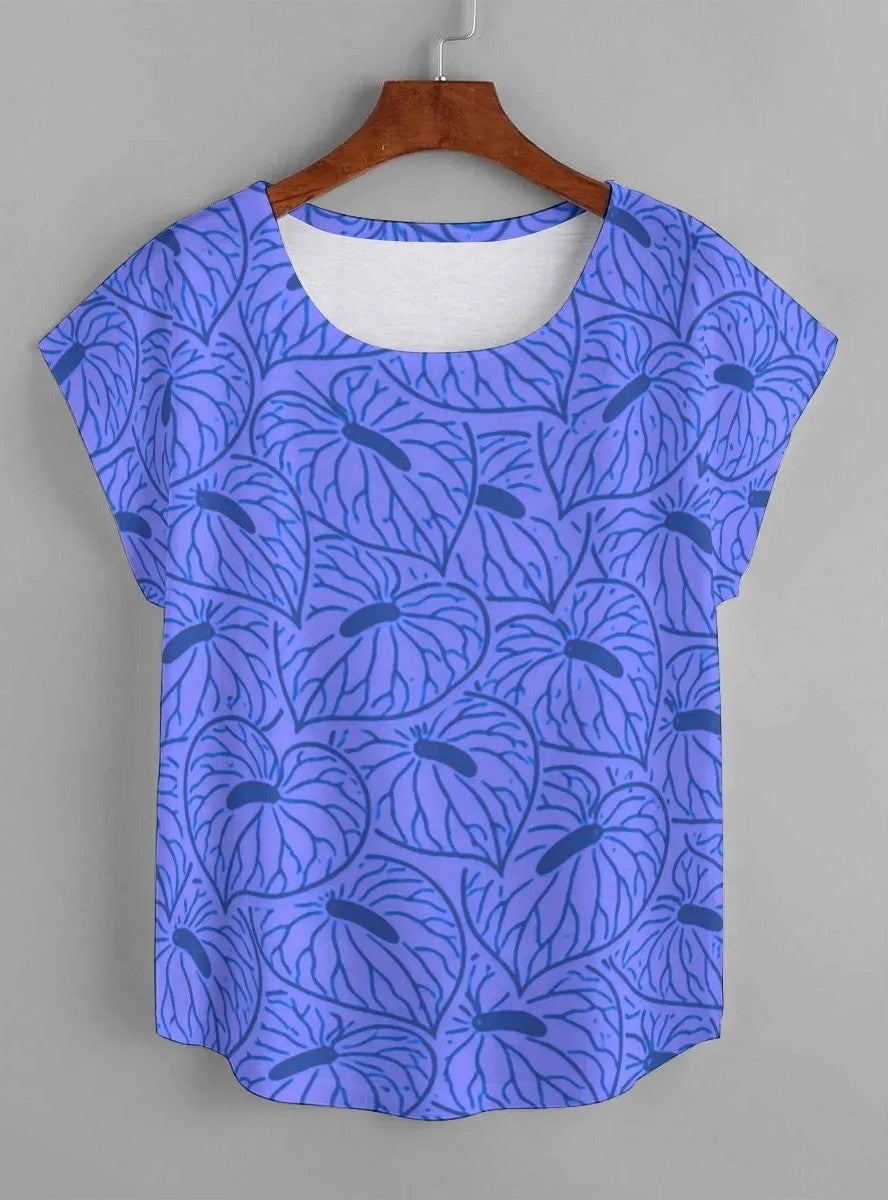 KEONE BLOUSE- Anthurium Violet