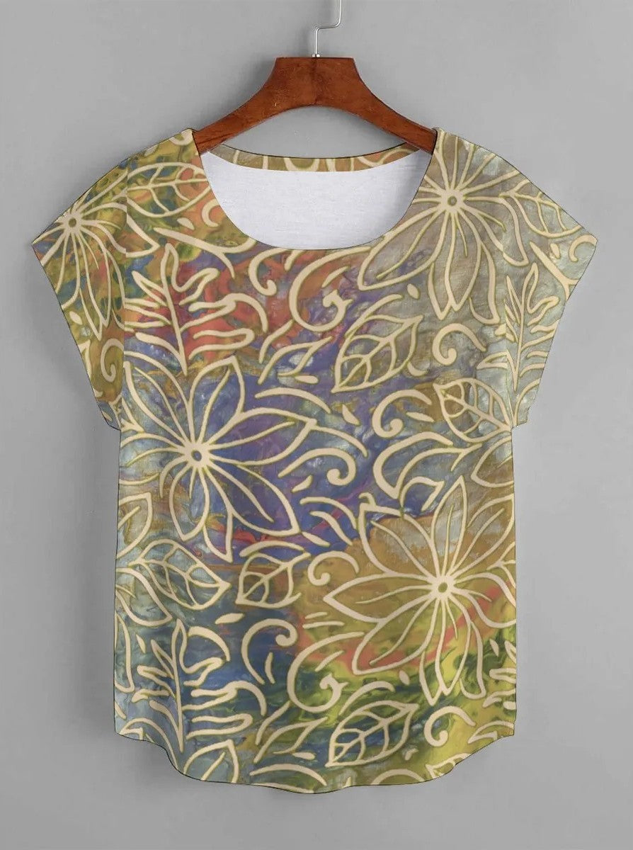 KEONE BLOUSE- Tiare on Paint