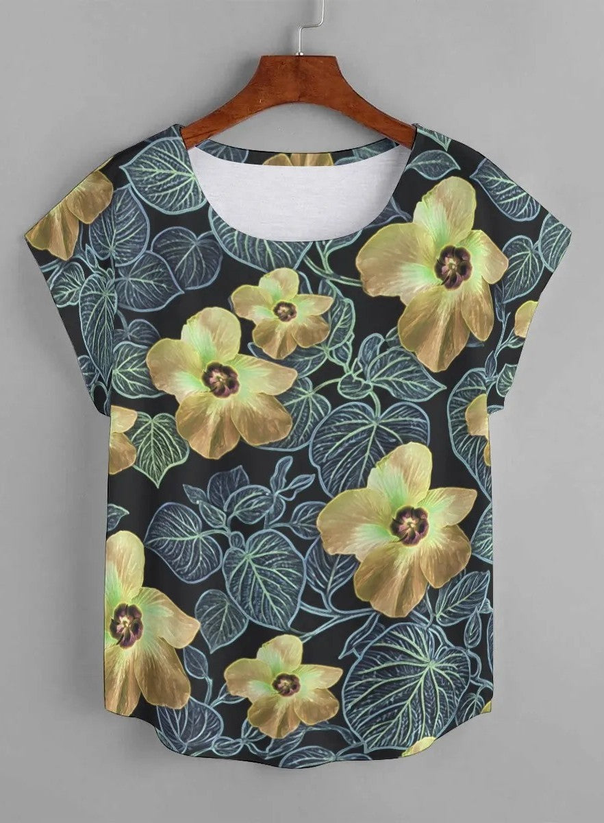 KEONE BLOUSE- Hau Pua Gold