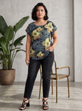 KEONE BLOUSE- Hau Pua Gold