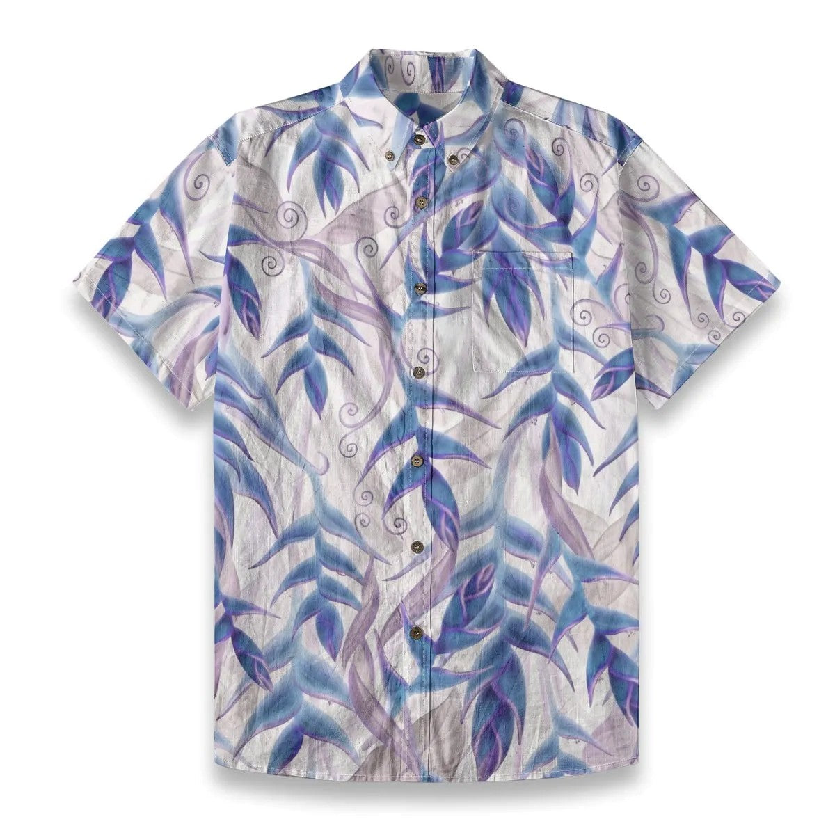KEOLA SHIRT- Heliconia Blues
