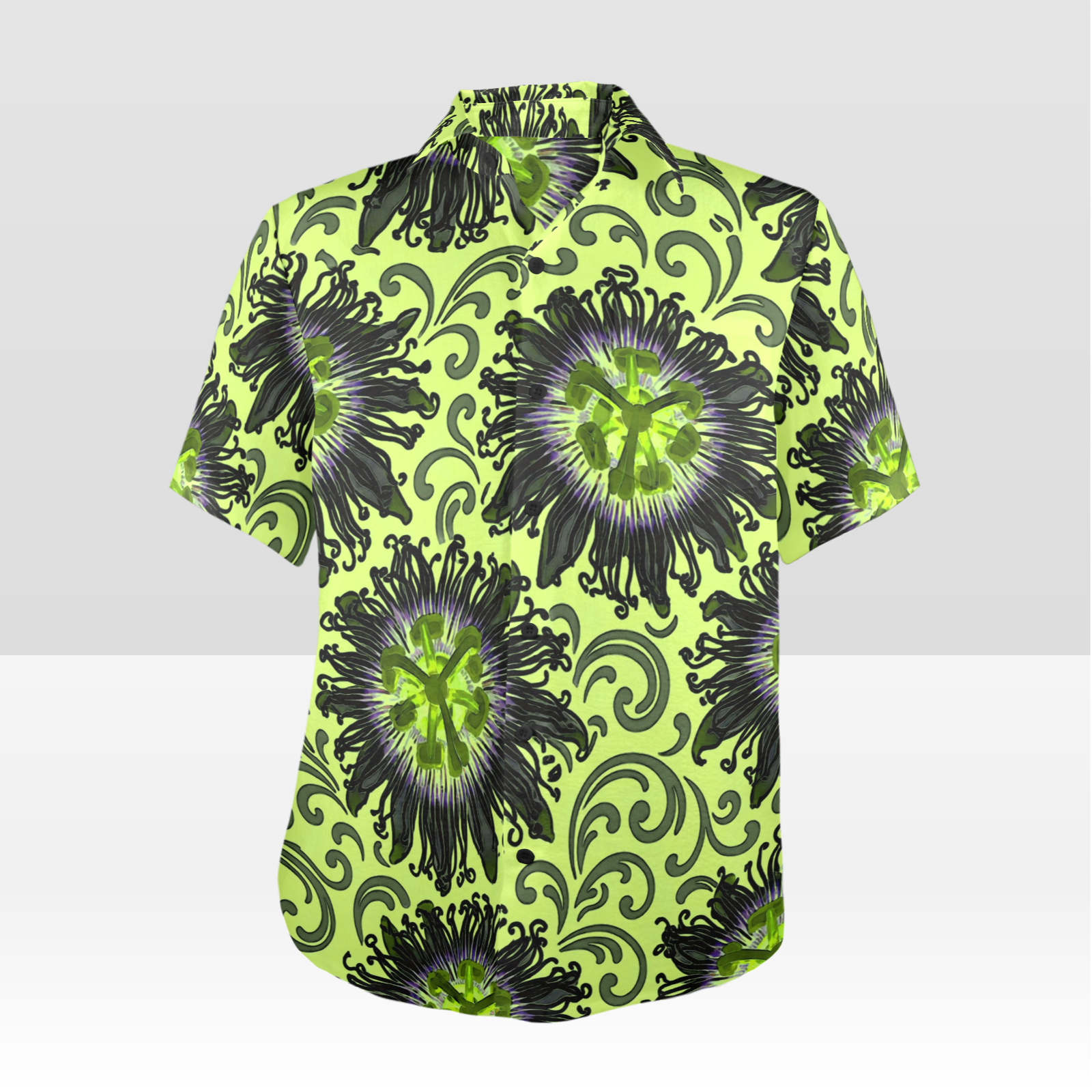 KAMAKA Shirt- Liliko'i Pua Wasabi Green