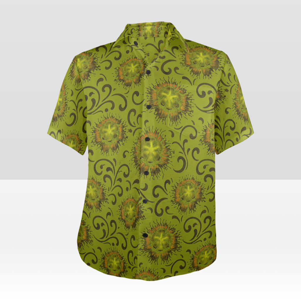KAMAKA Shirt- Liliko'i Pua Olive Green