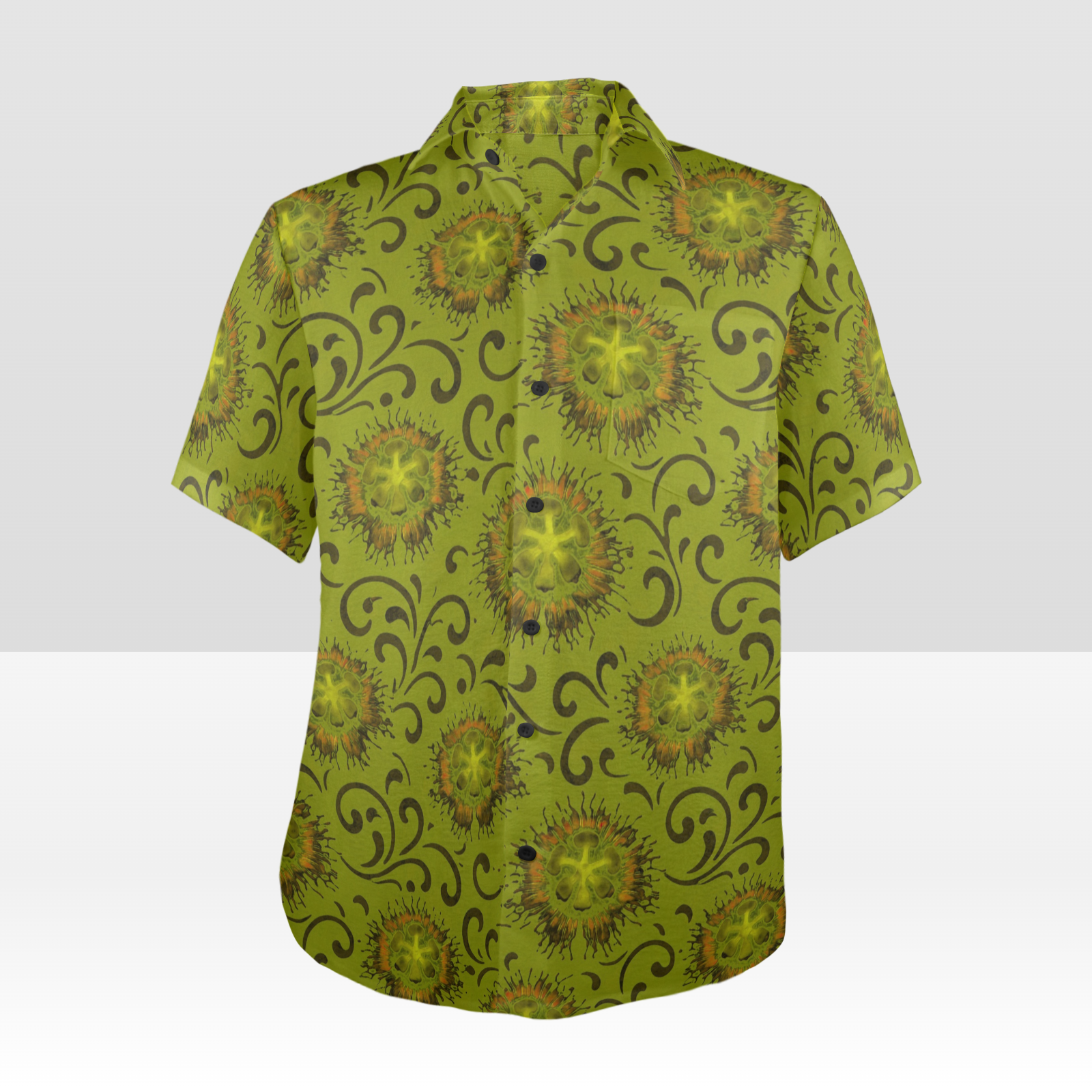 KAMAKA Shirt- Liliko'i Pua Olive Green