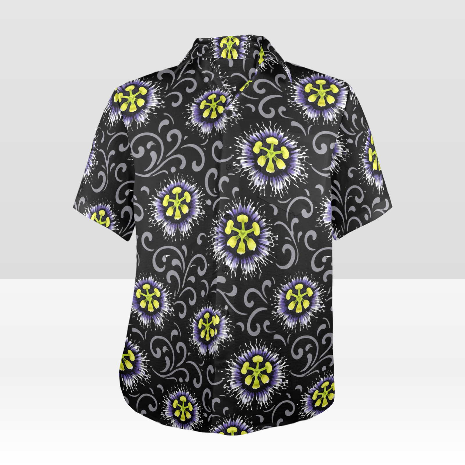 KAMAKA Shirt- Liliko'i Pua on Black