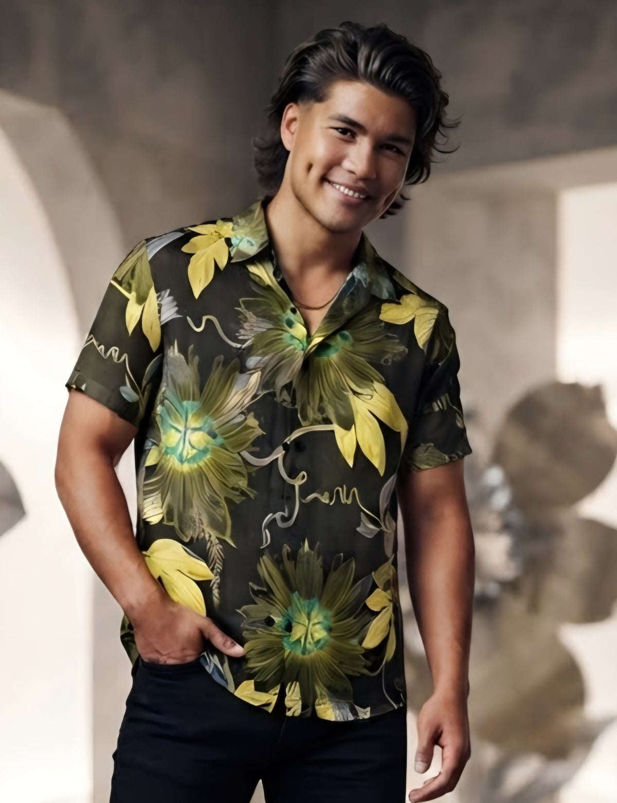 KAMAKA SHIRT- Passion in Gold