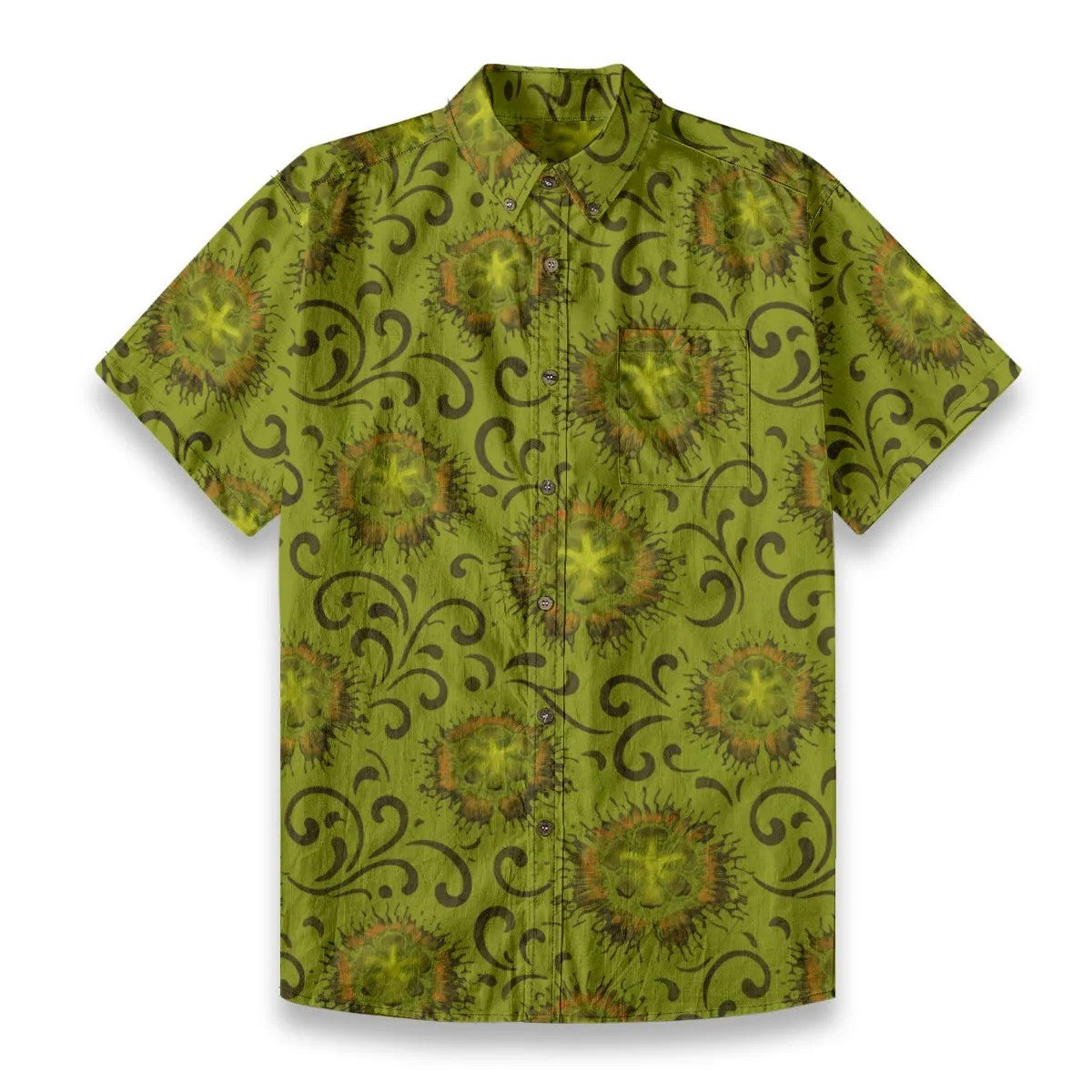 KEOLA SHIRT- Liliko'i Pua Olive Green