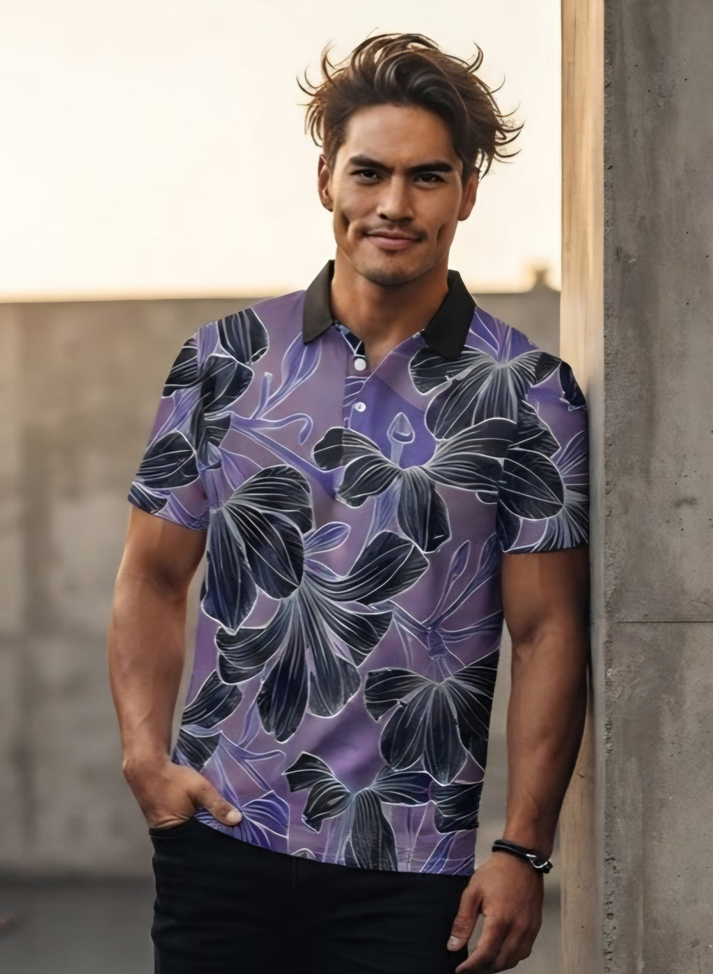IKAIKA SHIRT- Naupaka Purple