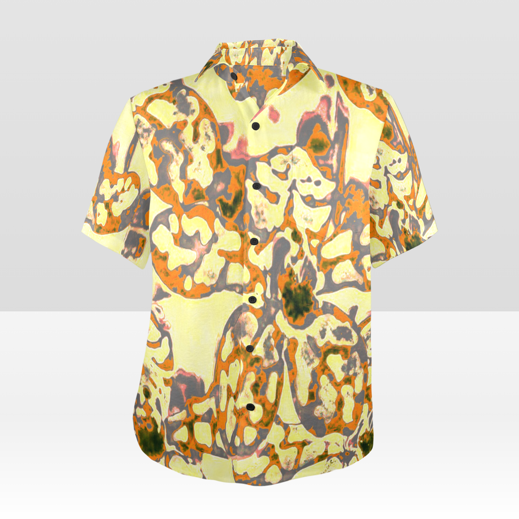 KAMAKA Shirt- Orchid Batik Yellow