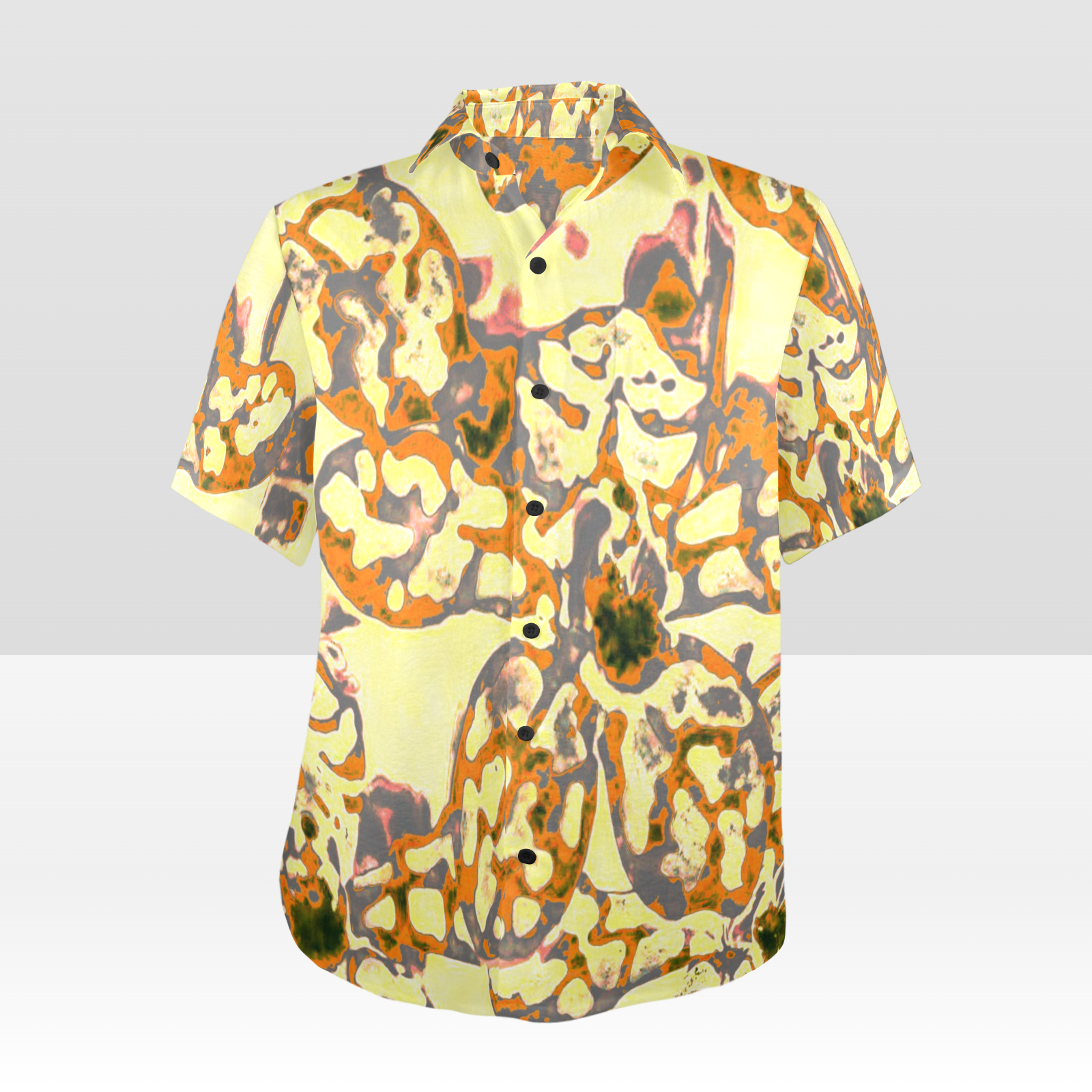 KAMAKA Shirt- Orchid Batik Yellow