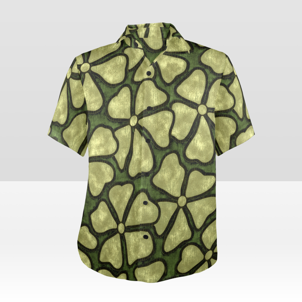 KAMAKA Shirt- Pua Doodles Olive
