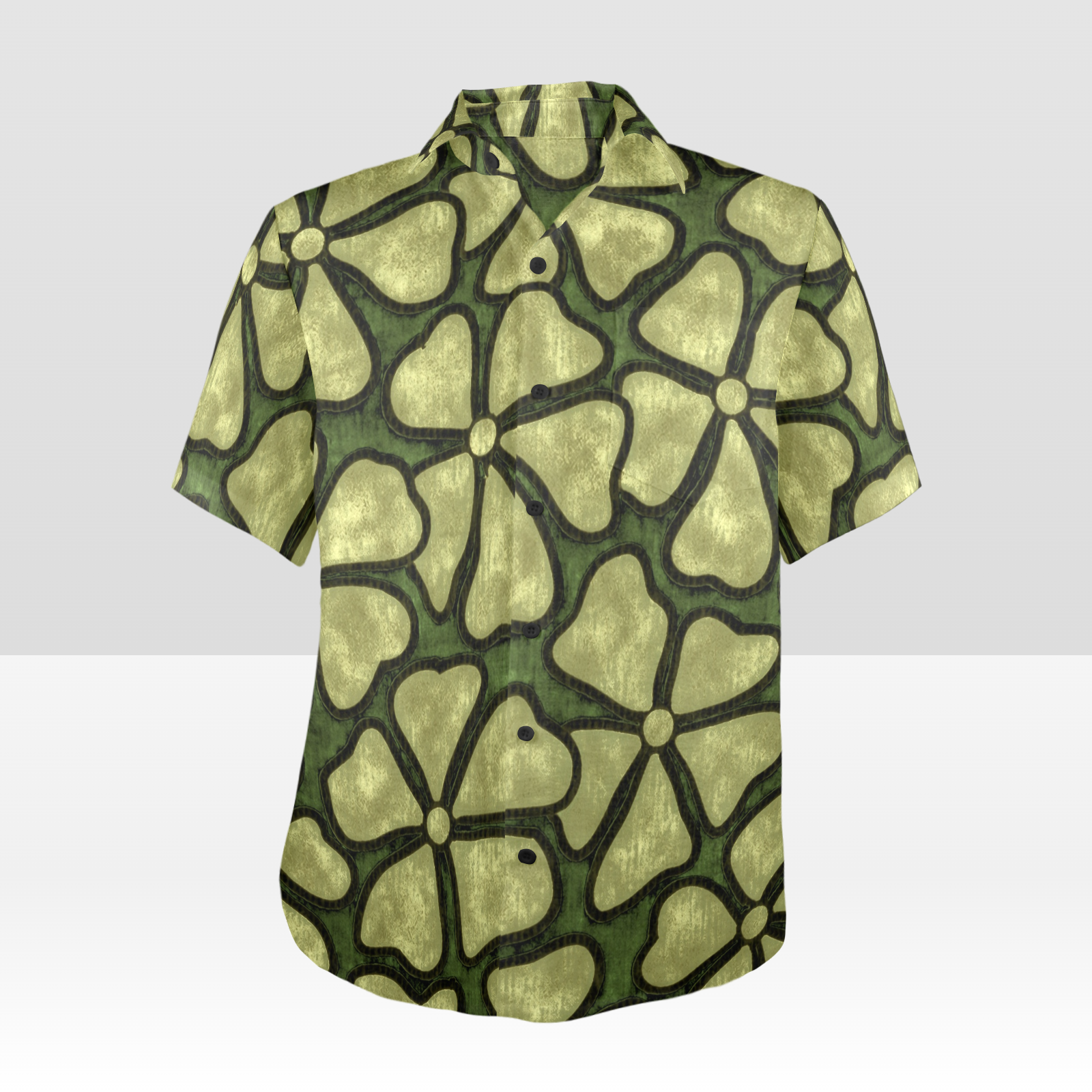 KAMAKA Shirt- Pua Doodles Olive