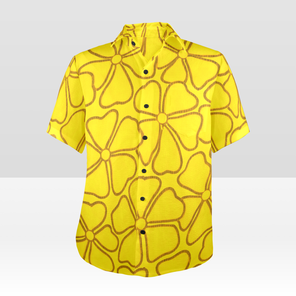 KAMAKA Shirt- Pua Doodles Yellow