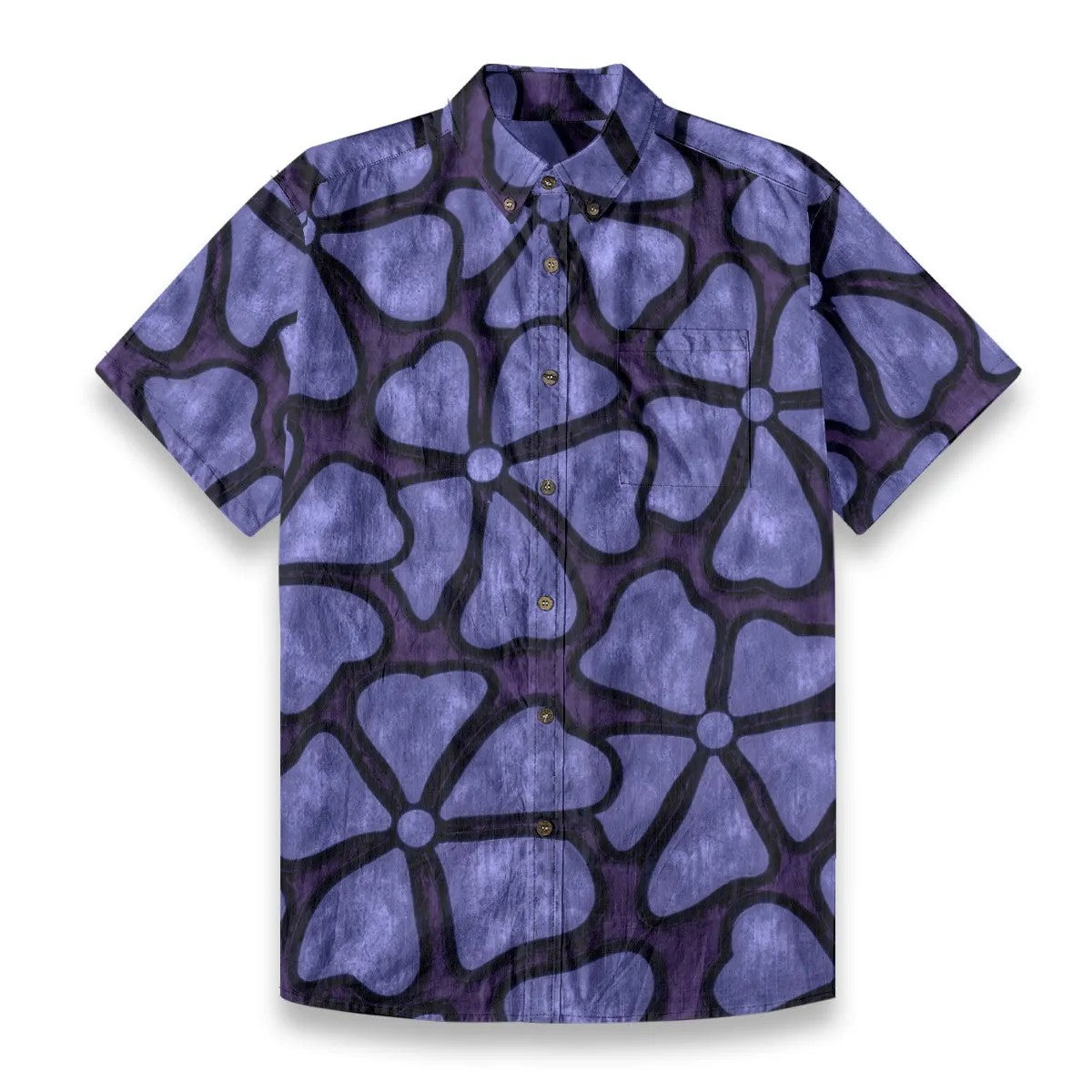 KEOLA SHIRT- Pua Doodles Violet