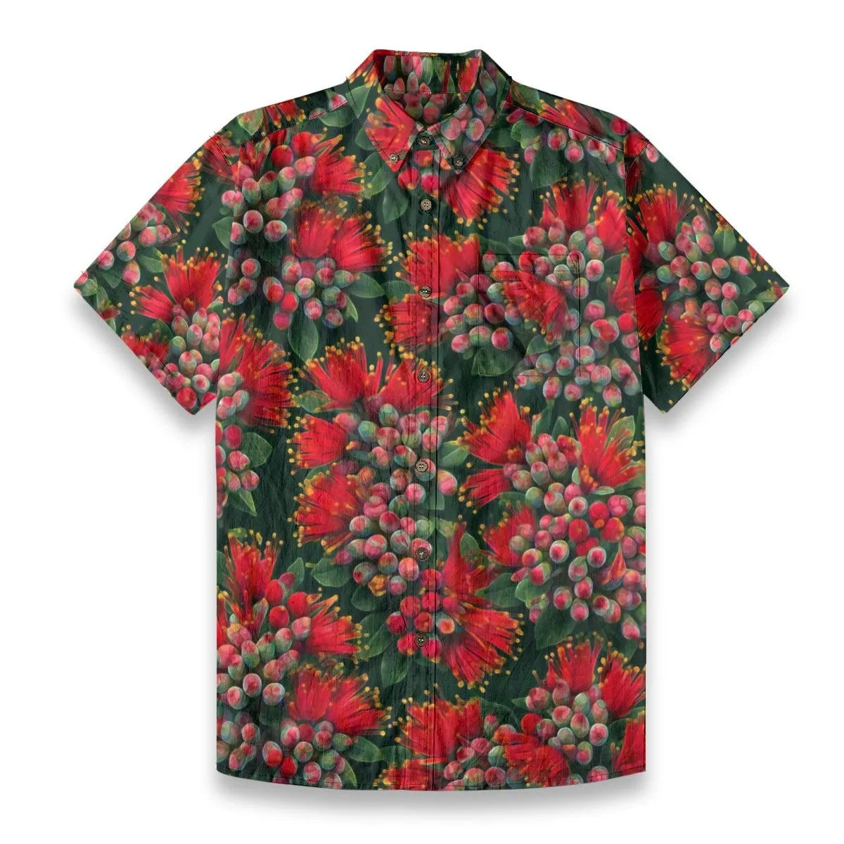 KEOLA SHIRT- Red Lehua
