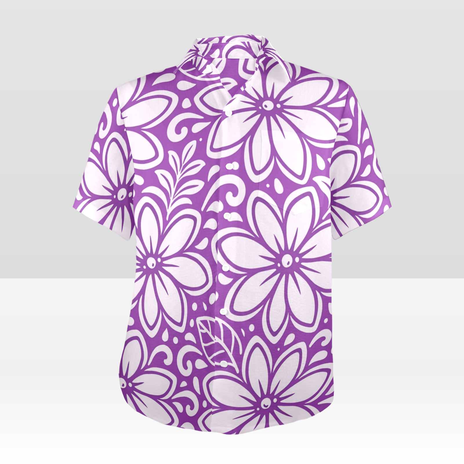 KAMAKA Shirt- Tiare Bold Grape