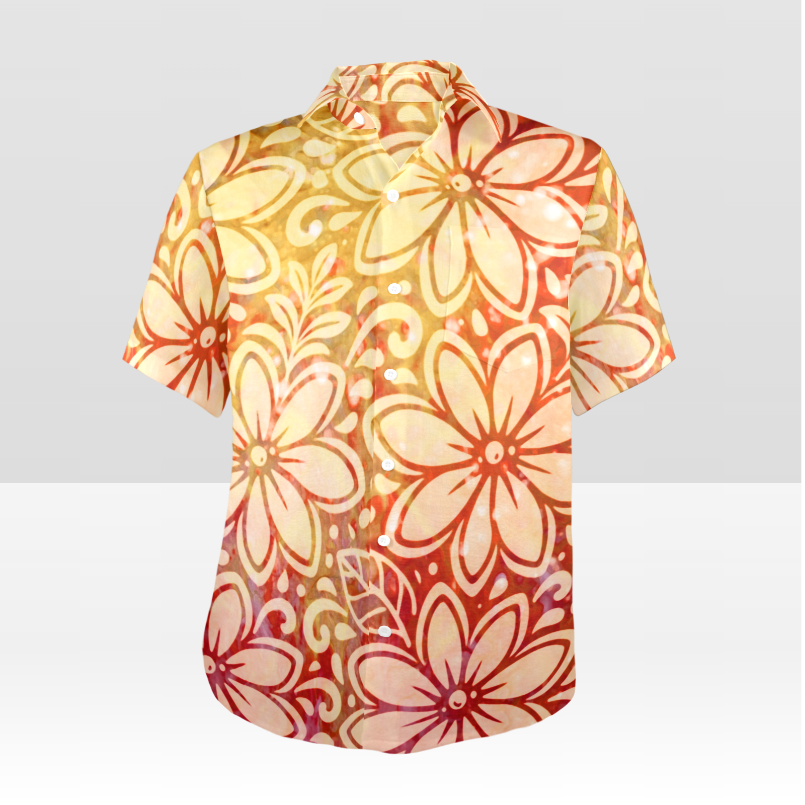 KAMAKA Shirt- Tiare Bold Warm