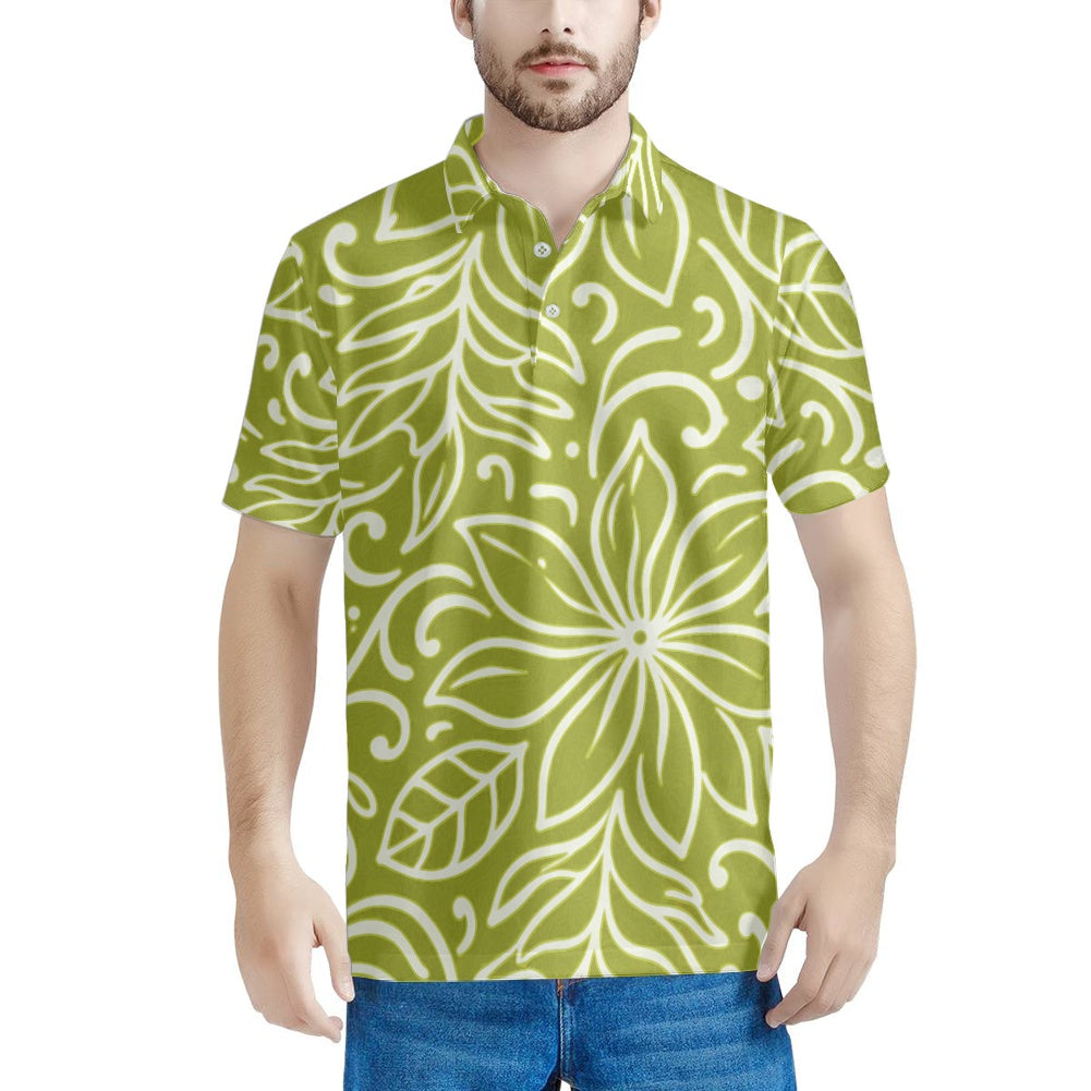 IKAIKA SHIRT- Tiare on Matcha