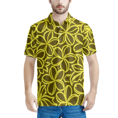 IKAIKA SHIRT- Pua Melia on Chocolate