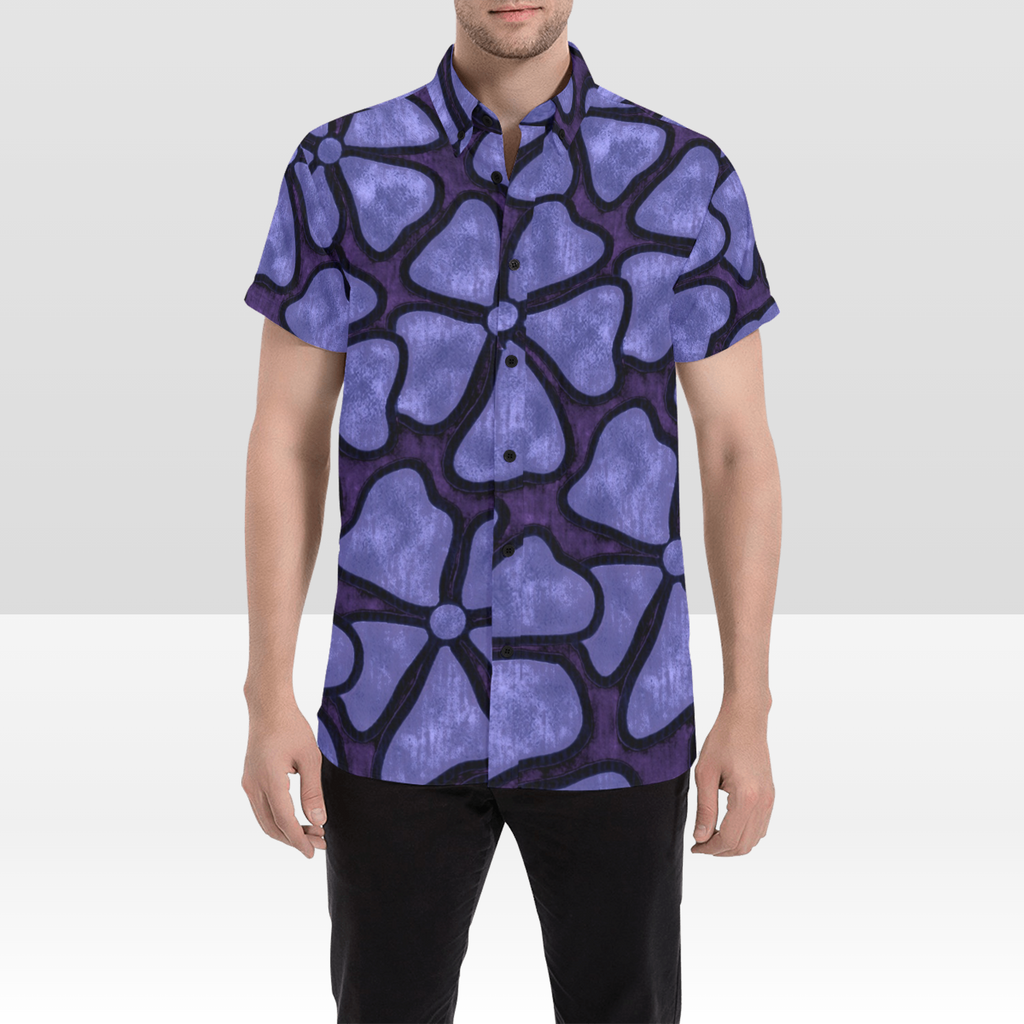 KIMO SHIRT- Pua Doodles Violet