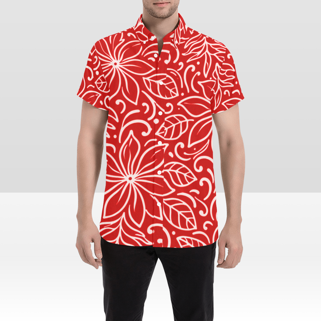 KIMO SHIRT- Tiare Red