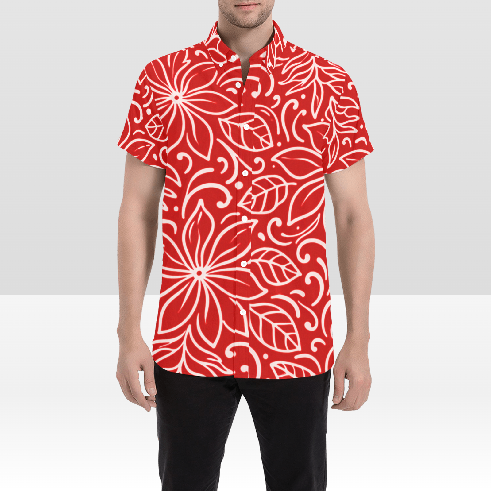 KIMO SHIRT- Tiare Red