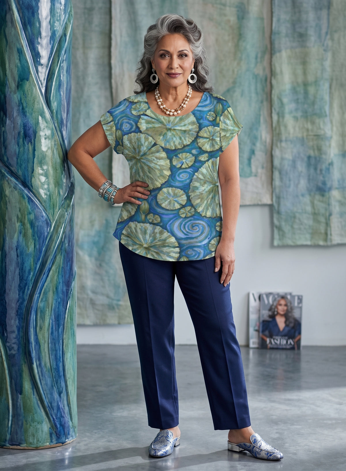 KEONE BLOUSE- Kahala Nui