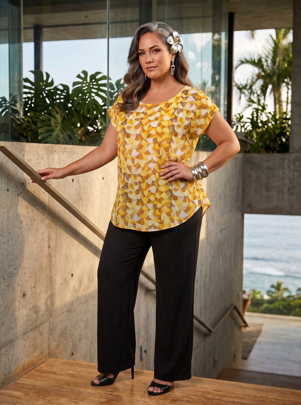 KEONE BLOUSE- Pua Kenikeni